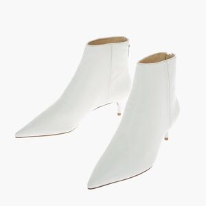 Alexandre Birman kittie ankle boots white leather 40